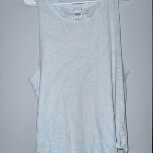 PINK Victoria's Secret Soft Blue Tank Top